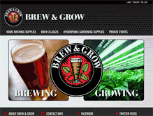 Tablet Screenshot of brewandgrow.com